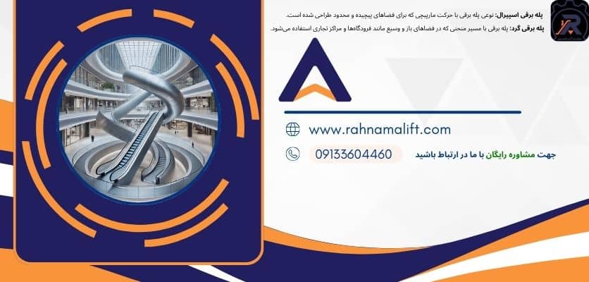 تعریف پله برقی اسپیرال - پله برقی اسپیرال